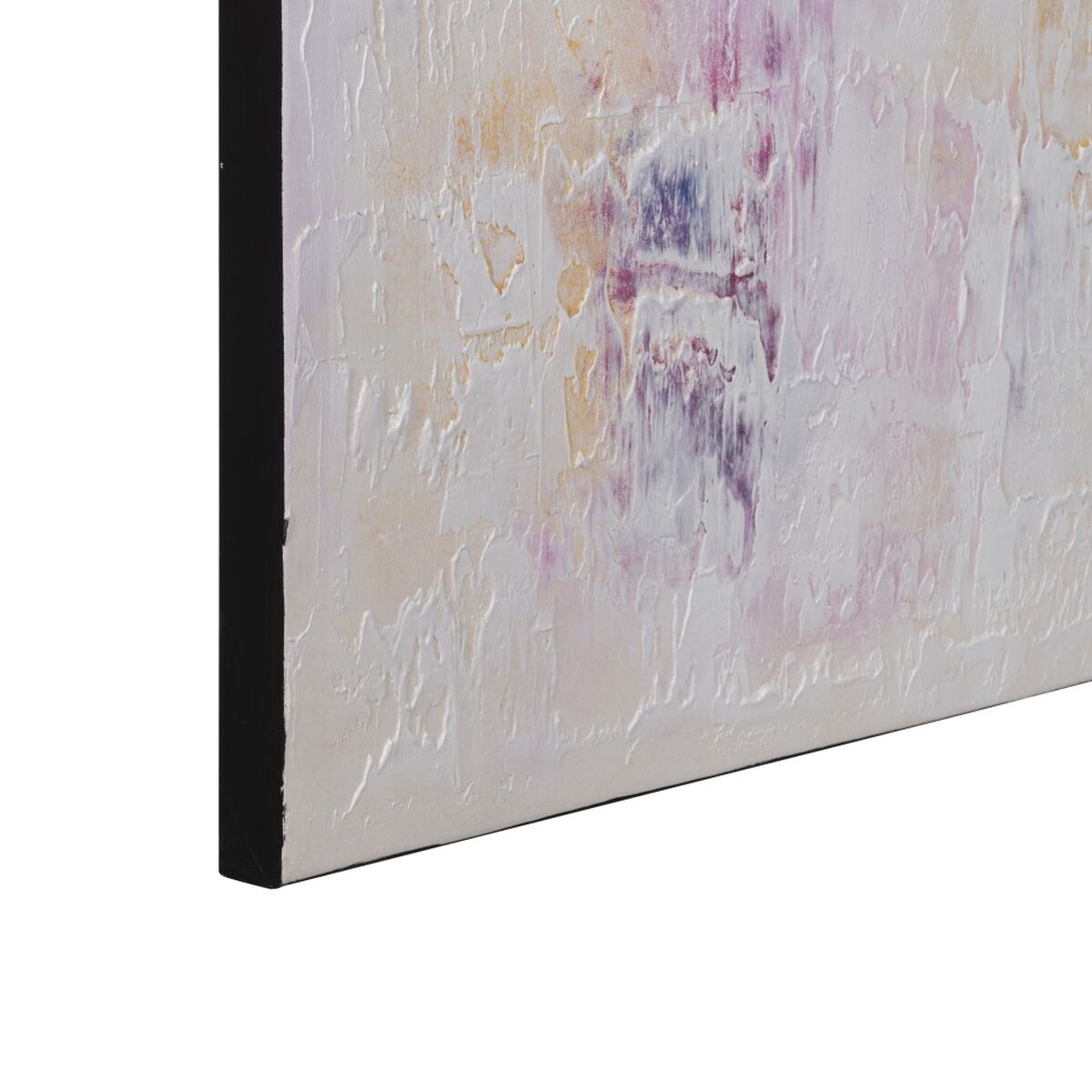 Kanvas Vit Purpur Abstrakt 120 x 3,5 x 120 cm - 4