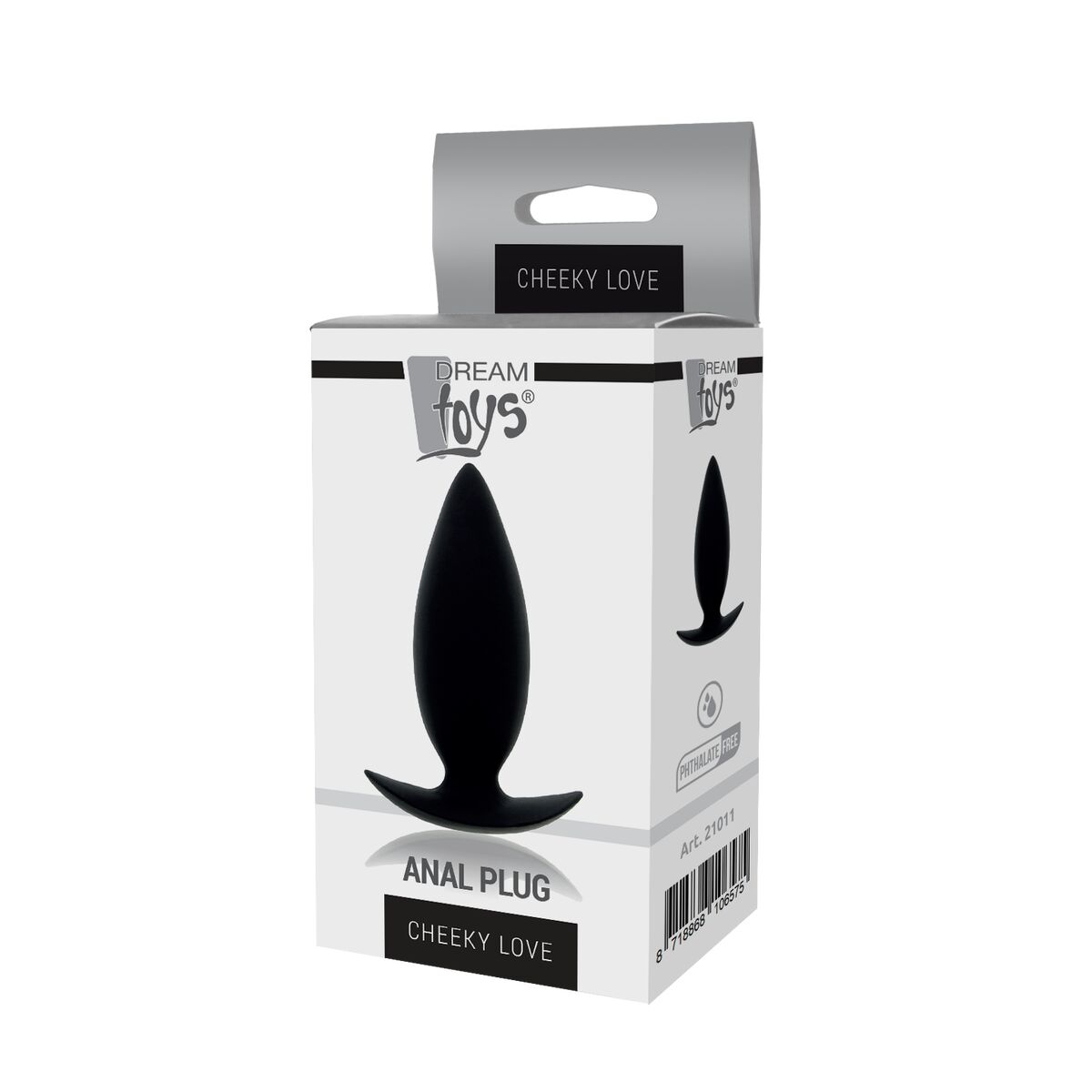 Analplugg Dream Toys Cheeky Love Svart - 3