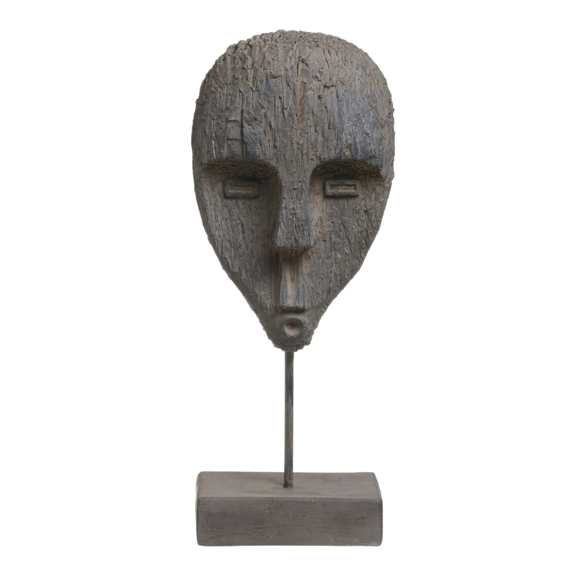 Prydnadsfigur 19 x 22 x 55 cm Grå