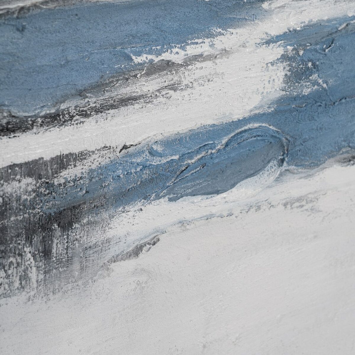 Kanvas Svart Abstrakt 100 X 3,5 X 140 CM - 3