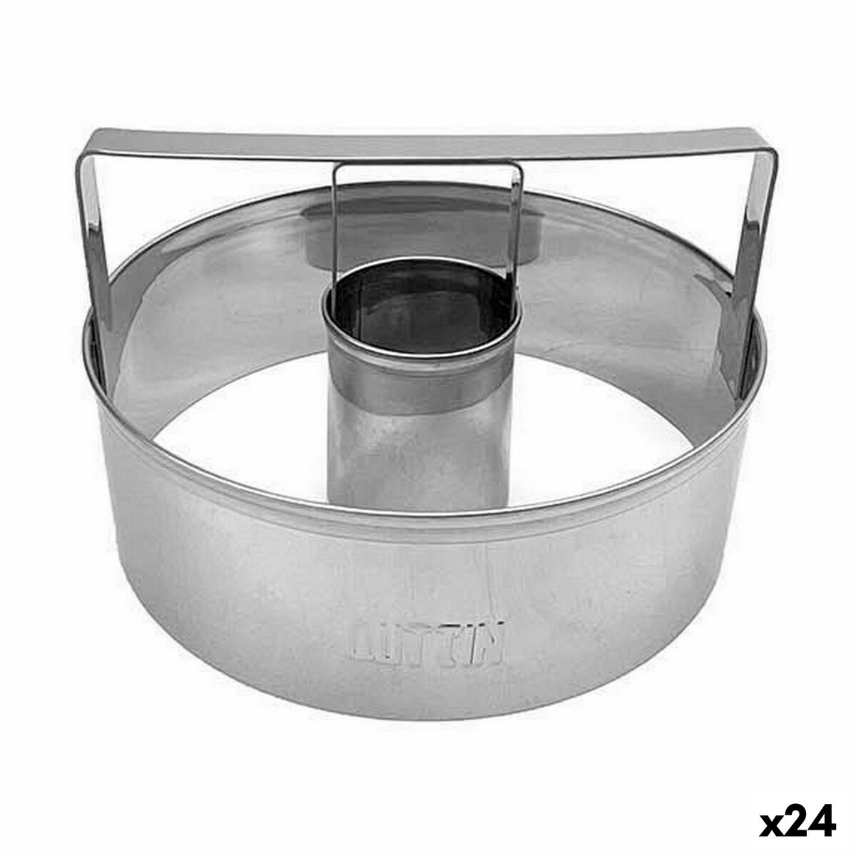 Ugnsform Quttin Silvrig Stål Munkar Ø 10 cm 10 x 3,5 cm (24 antal) - 2