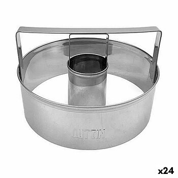 Ugnsform Quttin Silvrig Stål Munkar Ø 10 cm 10 x 3,5 cm (24 antal)