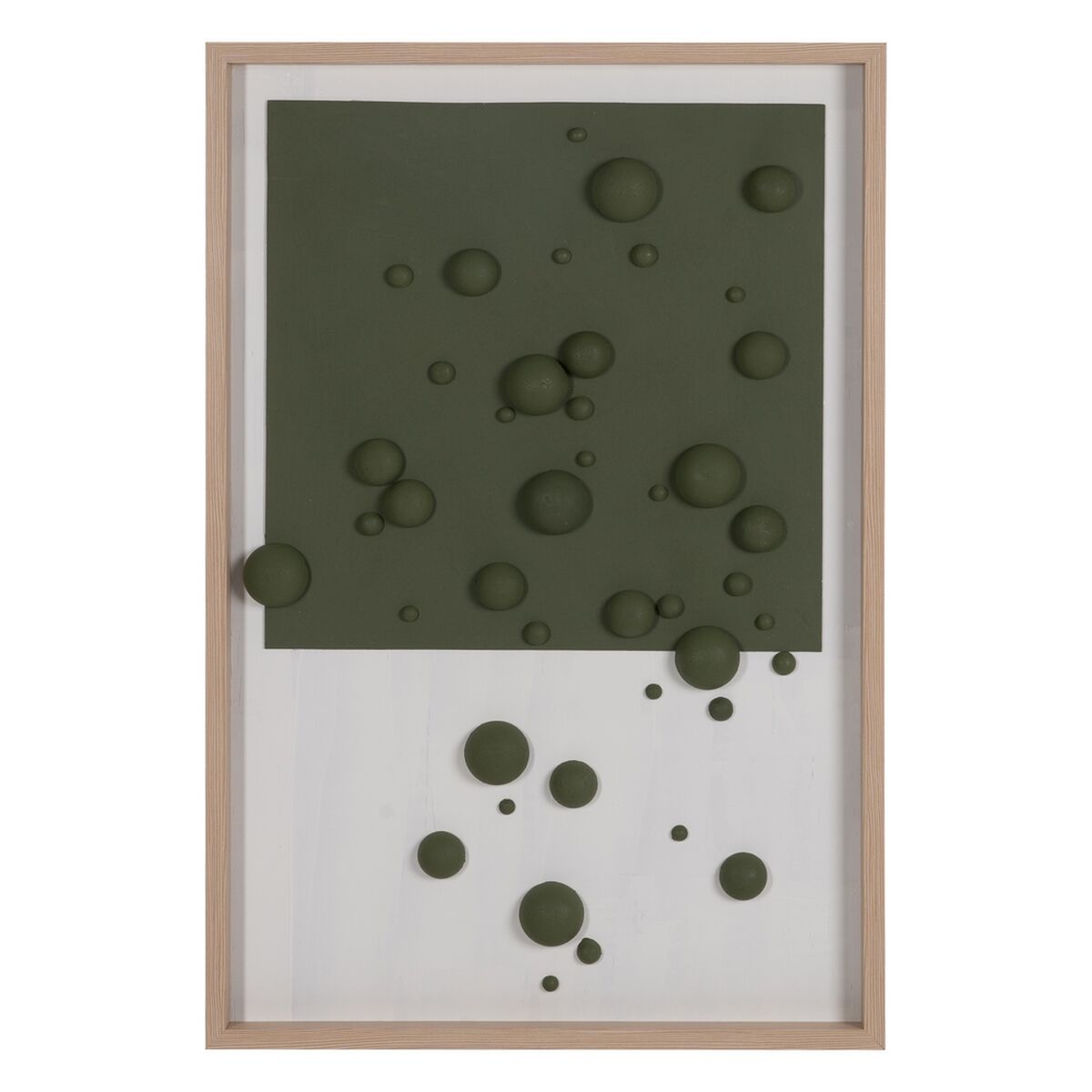 Tavla Vit Grön Beige 80 X 6 X 120 CM