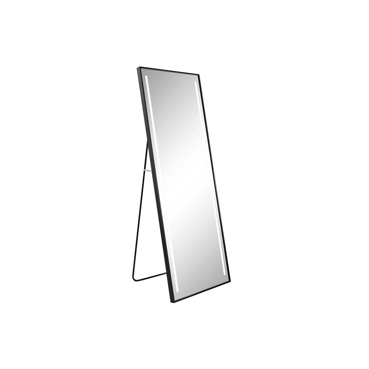 Garderobsspeglar Home ESPRIT Svart Aluminium 60 x 0,5 x 165 cm