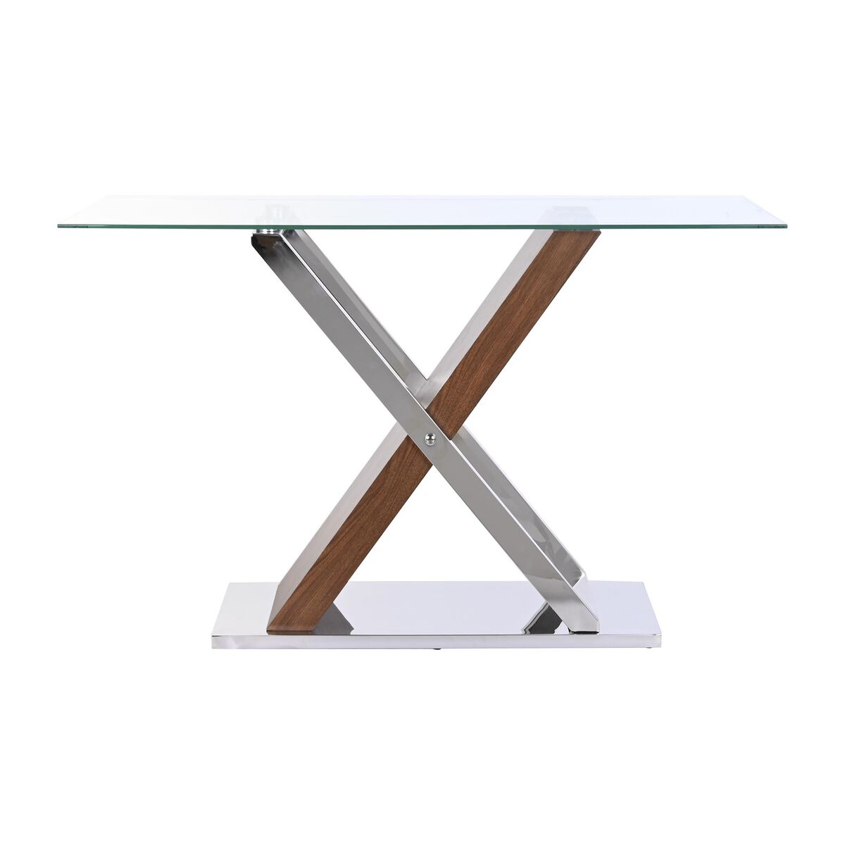 Mottagare DKD Home Decor Transparent Silvrig Mörkbrun 120 x 40 x 75 cm - 3