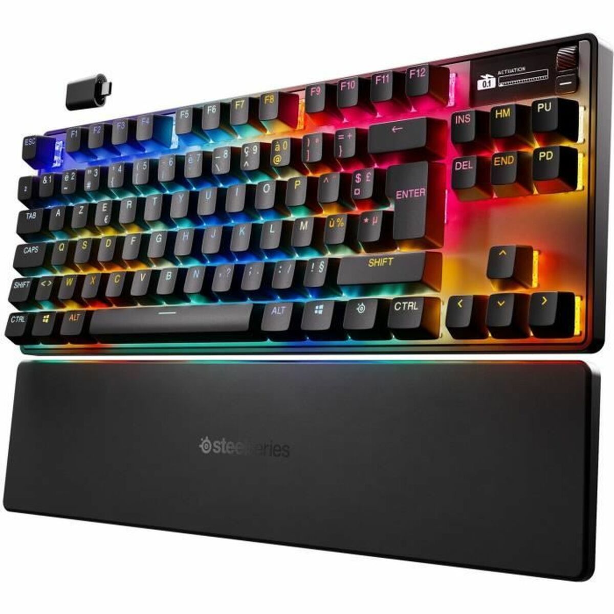Bluetooth Tangentbord SteelSeries apex pro tkl wl gen 3 Svart Azerty Franska - 3
