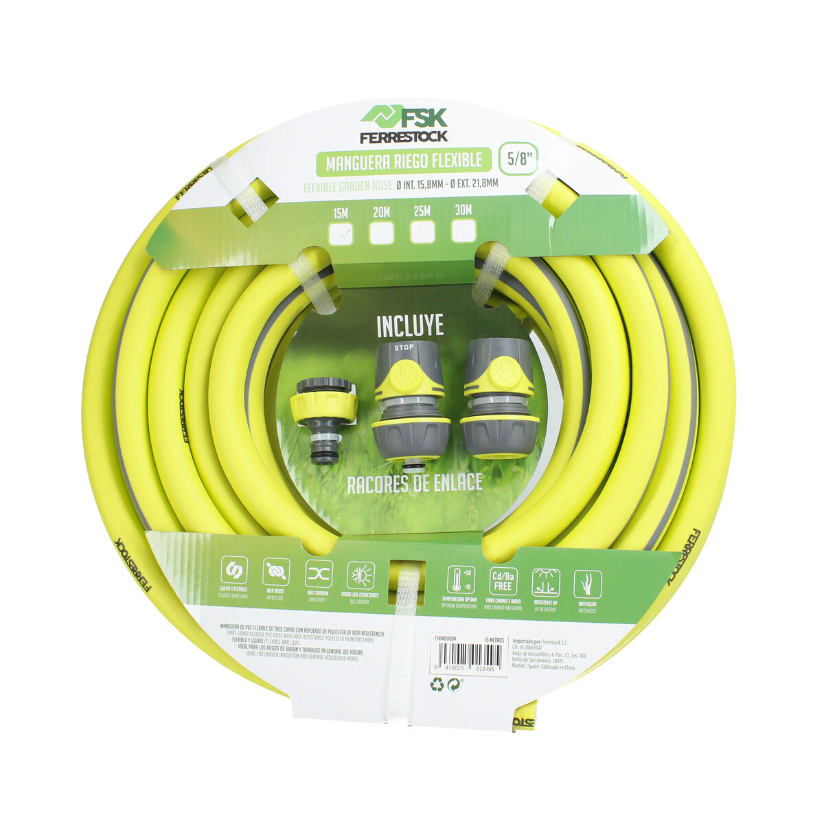 Slang Ferrestock 5/8" Polyester 15 m Ø 15 mm Flexibel - 3
