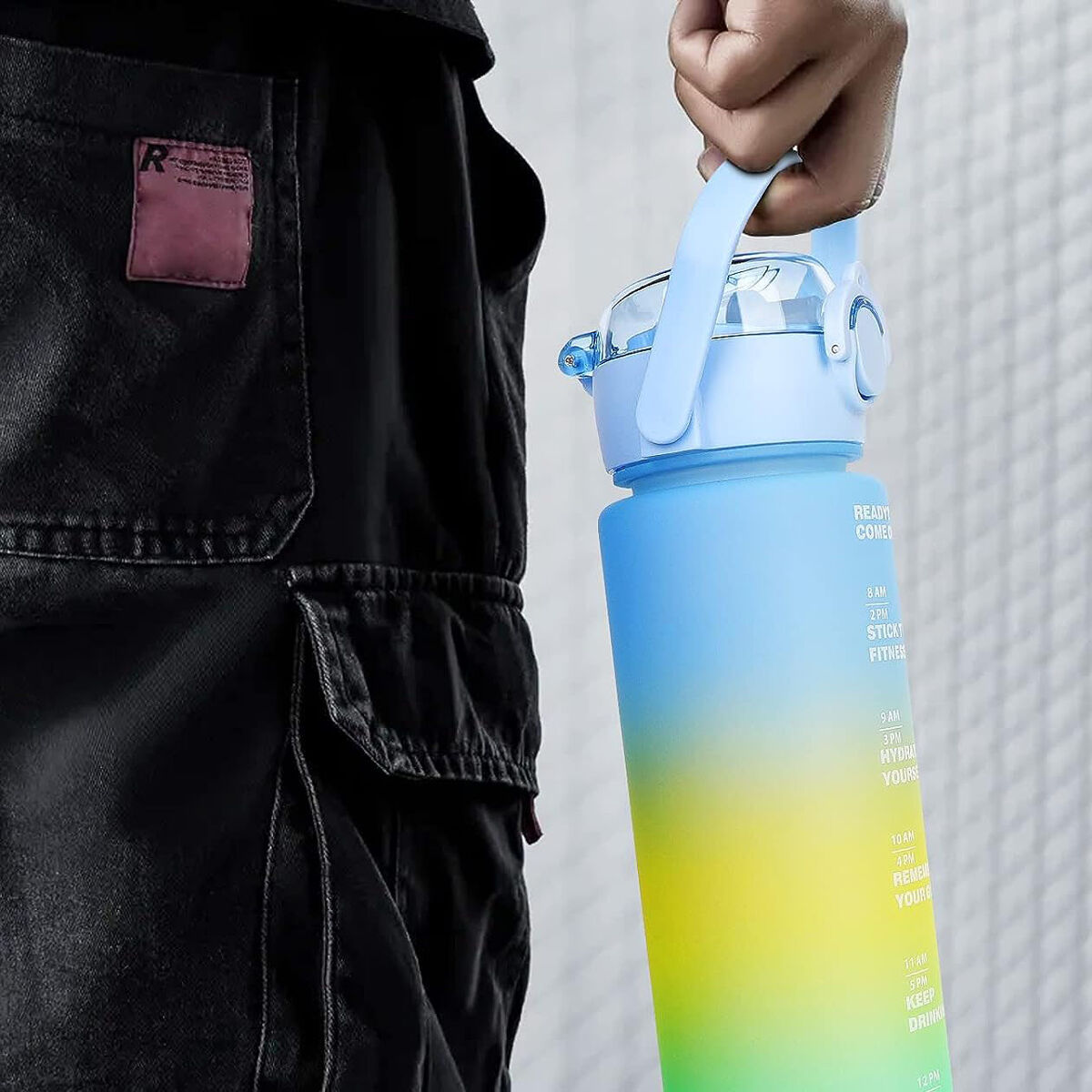 Vattenflaska Bewinner Multicolour 800 ml 7,3 x 7,3 x 23,5 (12 antal) - 3