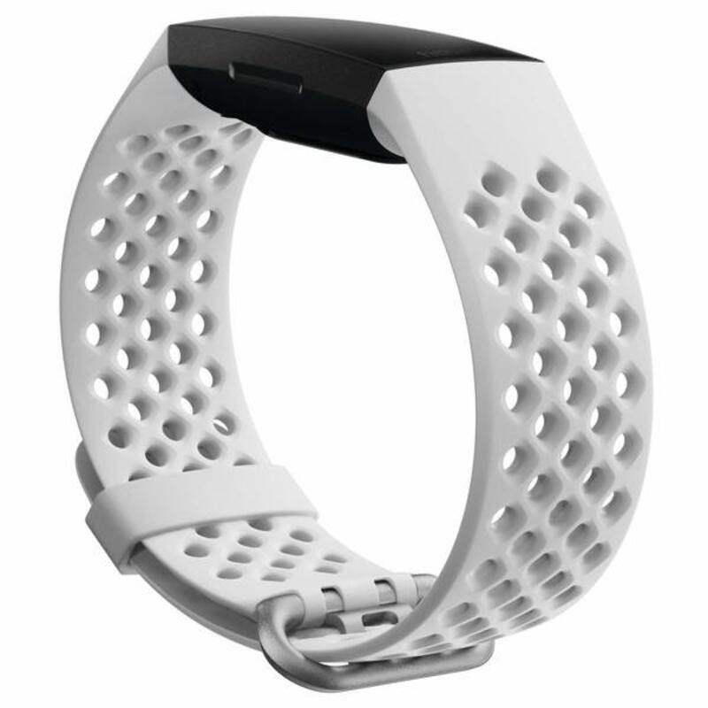 Rem Fitbit CHARGE 4 FB168SBWTS Vit Silikon - 2