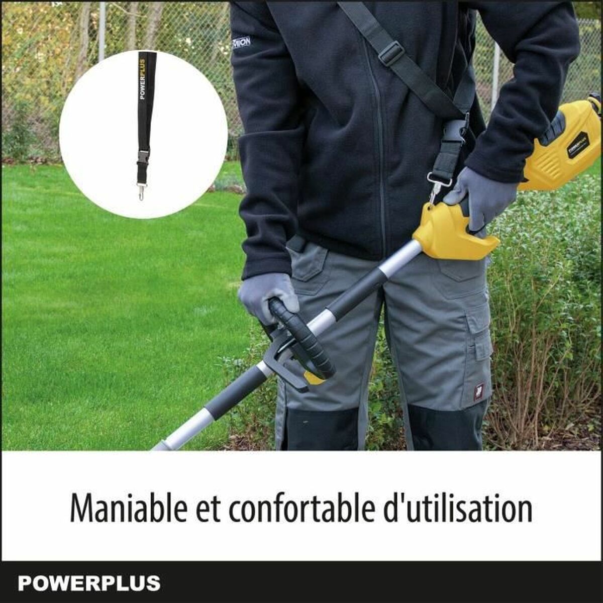 Flerfunktionsröjsåg Powerplus Powxg30405 38 cm 1000 W - 4