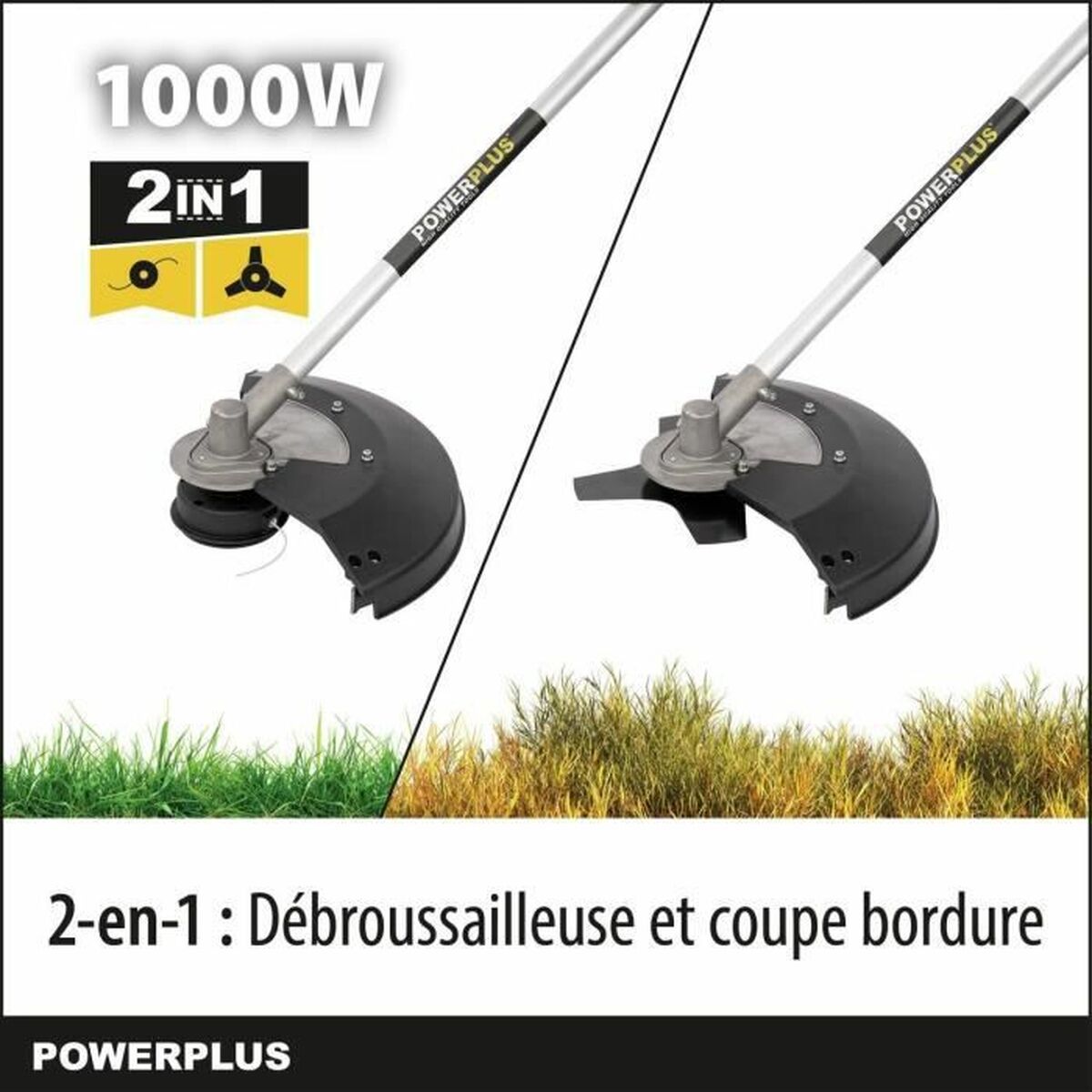 Flerfunktionsröjsåg Powerplus Powxg30405 38 cm 1000 W - 3