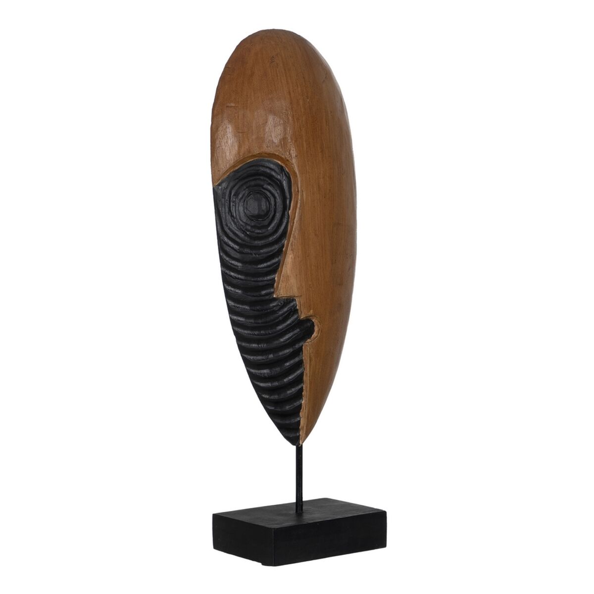 Prydnadsfigur Brun Mask 18 x 11 x 54 cm - 2
