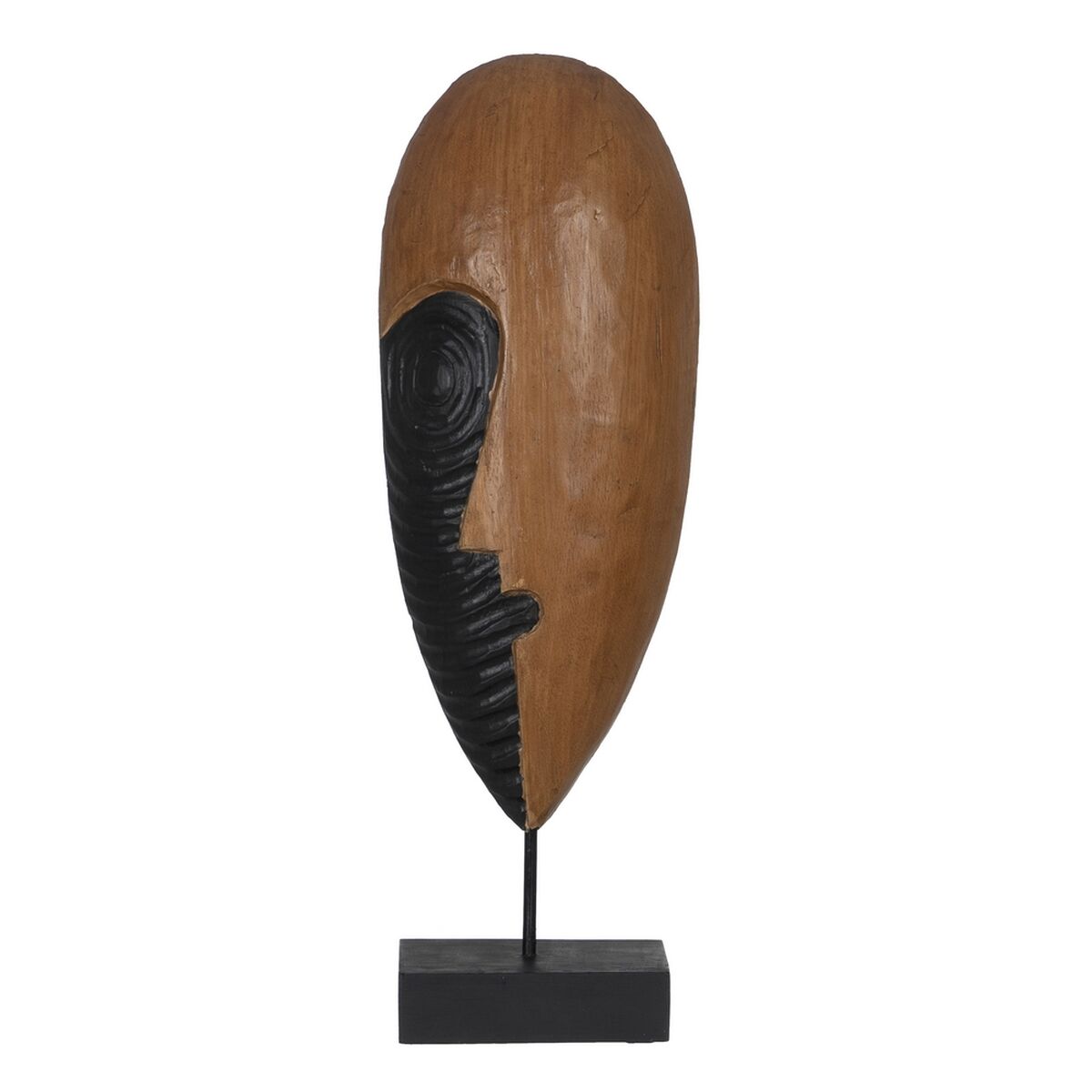 Prydnadsfigur Brun Mask 18 x 11 x 54 cm