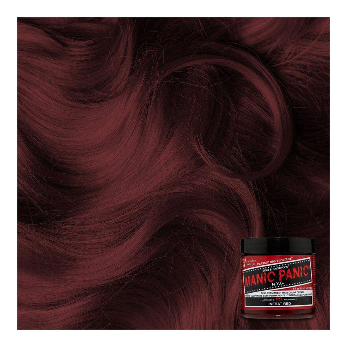 Permanent färg Classic Manic Panic ?HCR 11016 Infra Red (118 ml) - 8