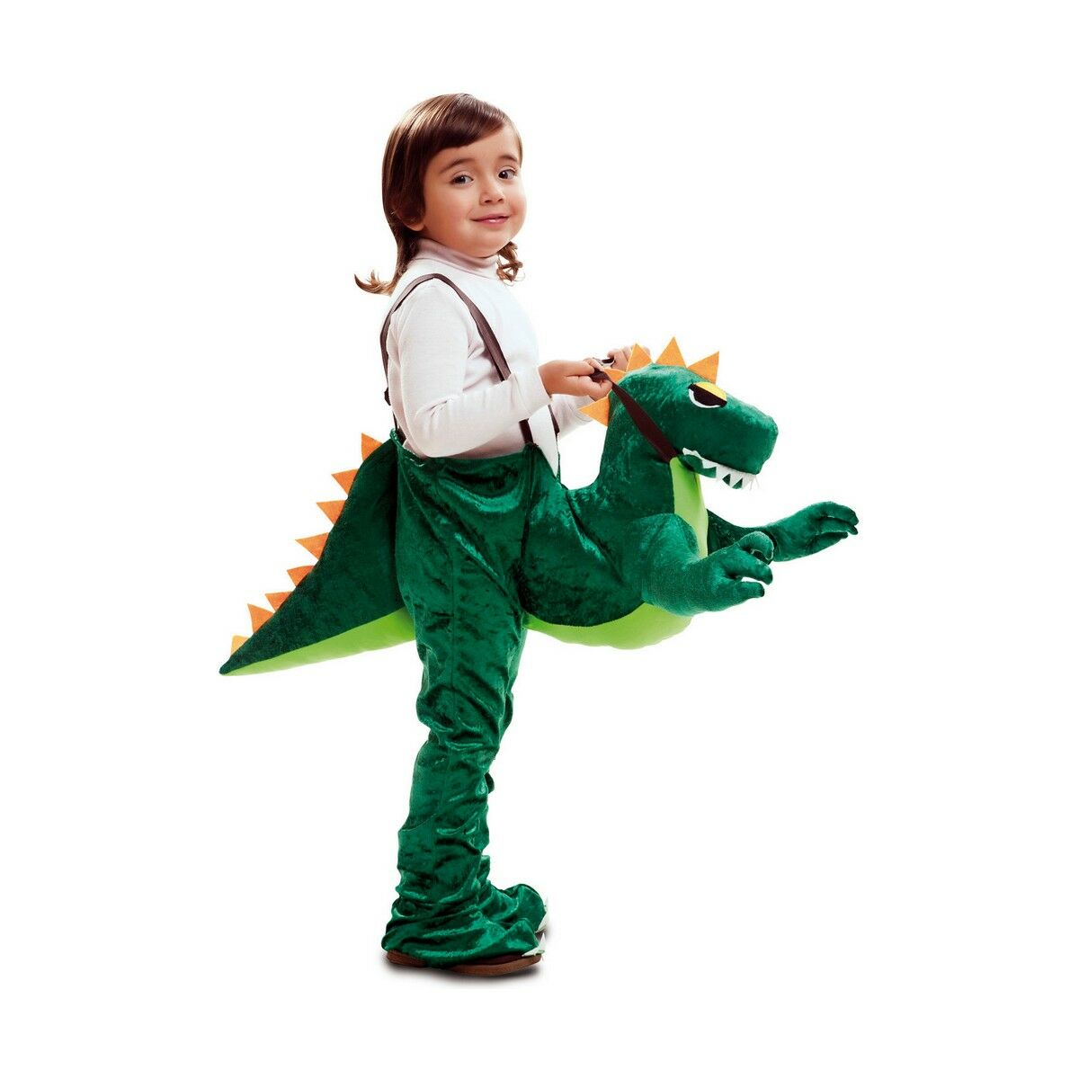 Maskeraddräkt för barn My Other Me Dinosaurie - 3