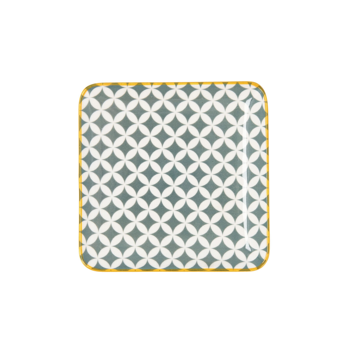 Snacksbricka Quid Pippa Fyrkantig Keramik Multicolour (15,5 x 15,5 cm) (8 antal) - 2