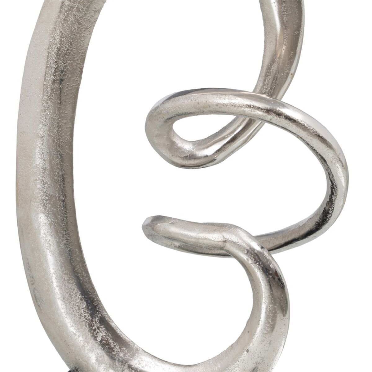 Prydnadsfigur 24 x 10 x 42 cm Svart Silver - 3