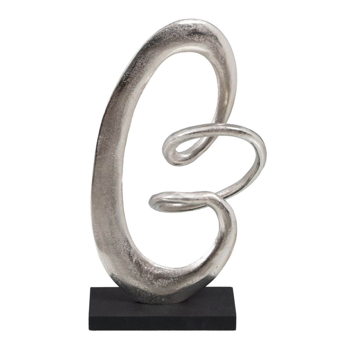 Prydnadsfigur 24 x 10 x 42 cm Svart Silver - 5