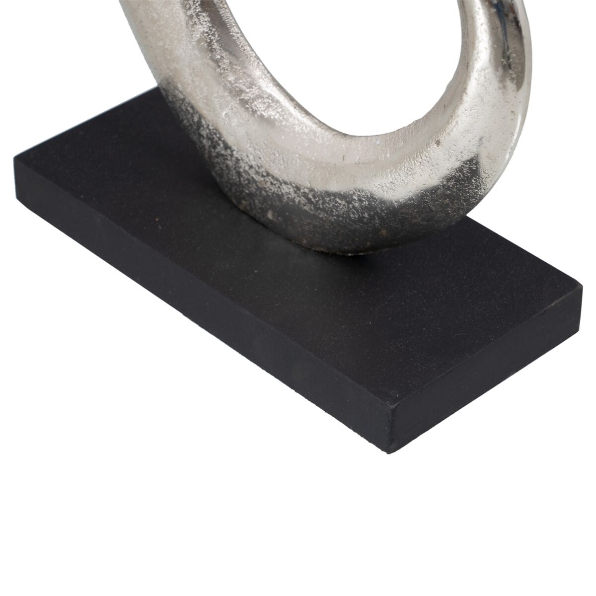 Prydnadsfigur 24 x 10 x 42 cm Svart Silver - 2