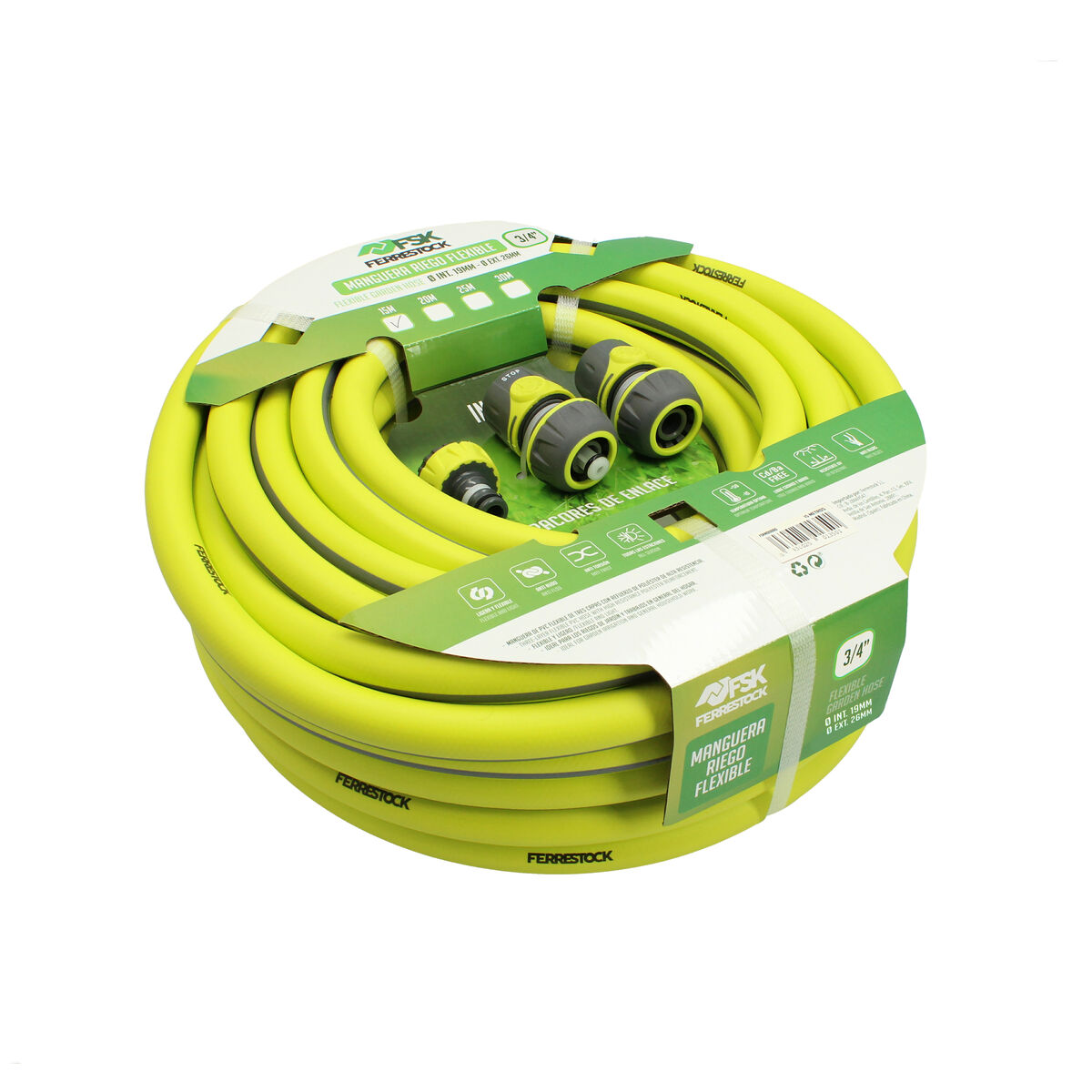 Slang Ferrestock 3/4" Polyester 15 m Ø 19 mm Flexibel - 2