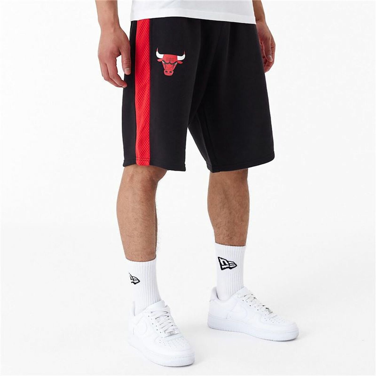 Sportshorts för män New Era NBA MESH PANEL OS SHORTS CHIBUL 60435477 Svart - 3
