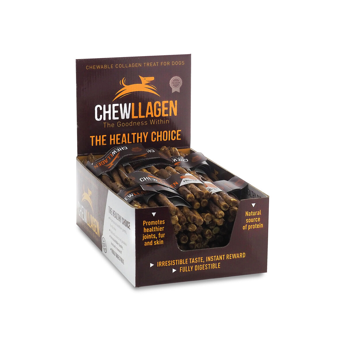Hundgodis Chewllagen Kalvkött Nötkött (40 antal) - 3