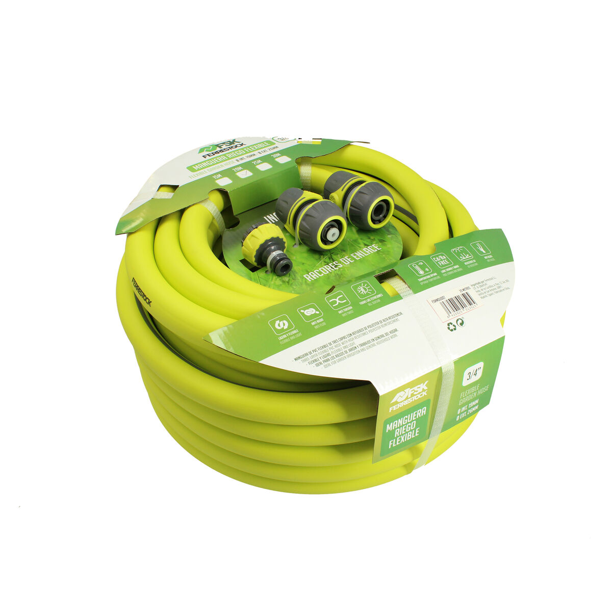 Slang Ferrestock 3/4" Polyester 20 m Ø 19 mm Flexibel - 2