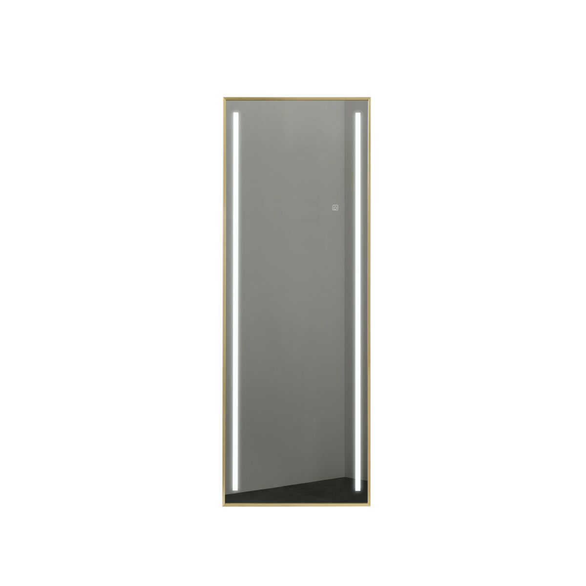 Garderobsspeglar Home ESPRIT Gyllene Aluminium 60 x 5 x 165 cm - 2