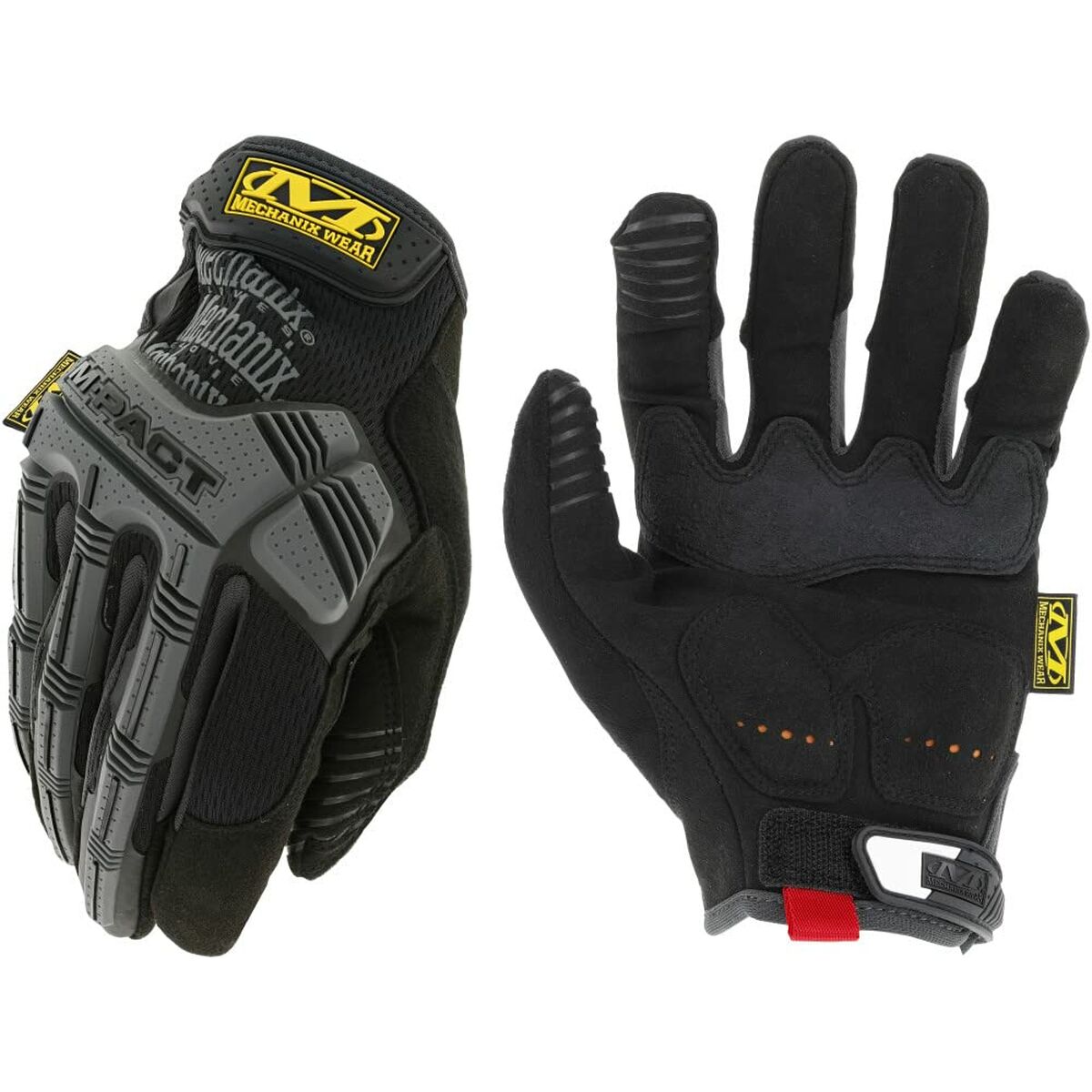 Mechanic's Gloves M-Pact Svart/Grå (Storlek S) - 7