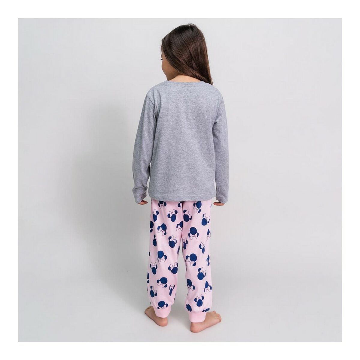 Pyjamas Barn Minnie Mouse Grå - 5