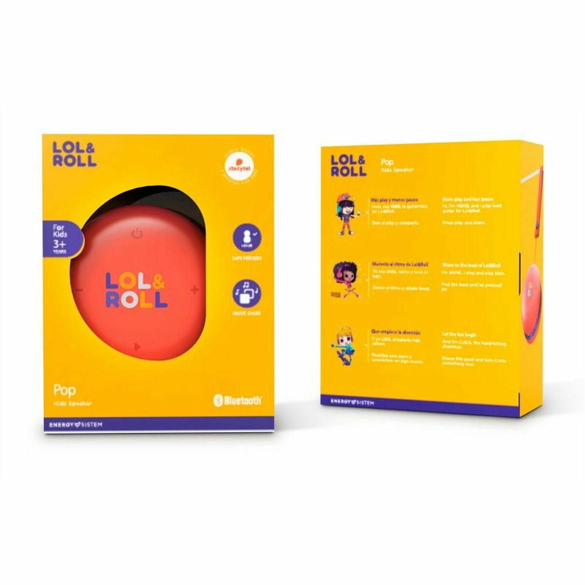 Bärbar Bluetooth Högtalare Energy Sistem 454983 Orange 5 W - 2