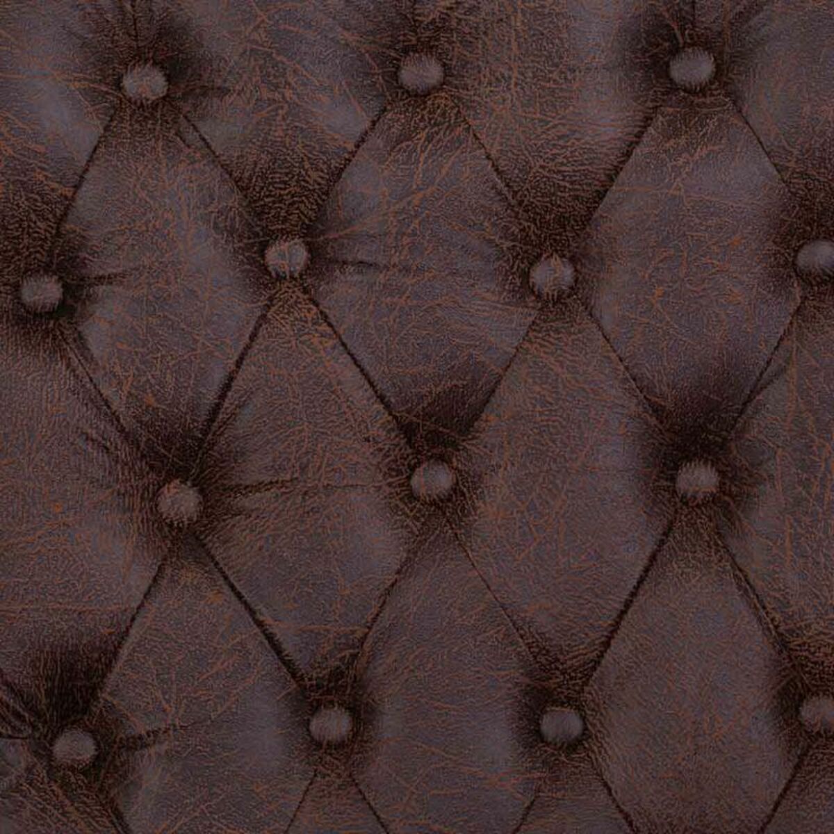 Fåtölj Alexandra House Living Svart 84 x 86 x 84 cm Konstläder - 8