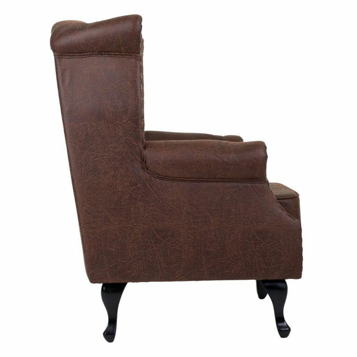 Fåtölj Alexandra House Living Svart 84 x 86 x 84 cm Konstläder - 4