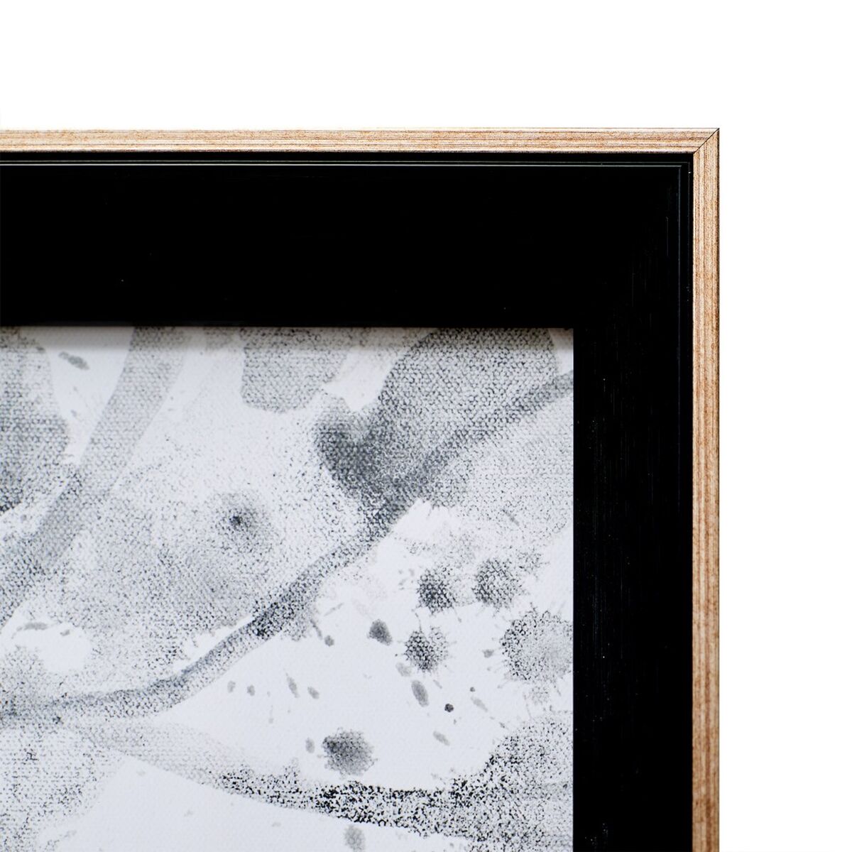 Kanvas Vit Svart 80,6 X 4 X 105,6 CM - 3