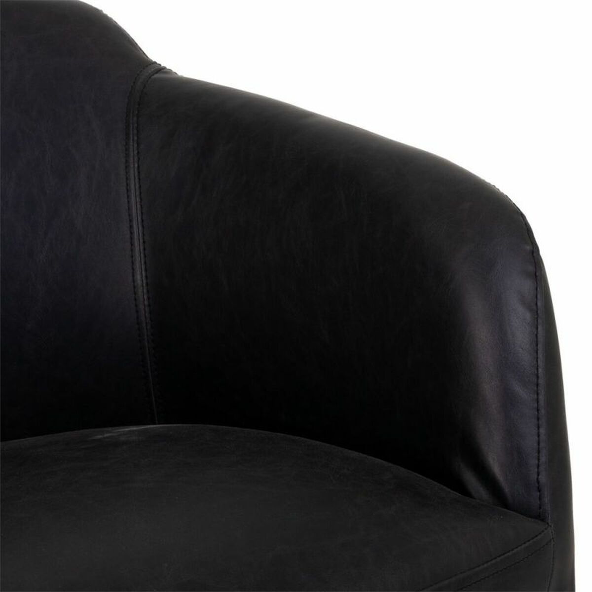 Fåtölj Alexandra House Living Svart 60 x 82 x 62 cm - 6