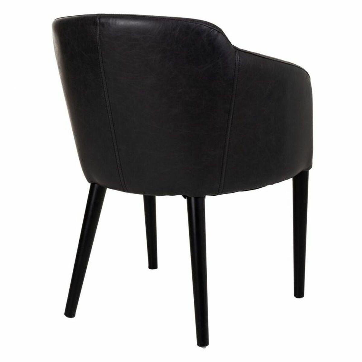 Fåtölj Alexandra House Living Svart 60 x 82 x 62 cm - 5