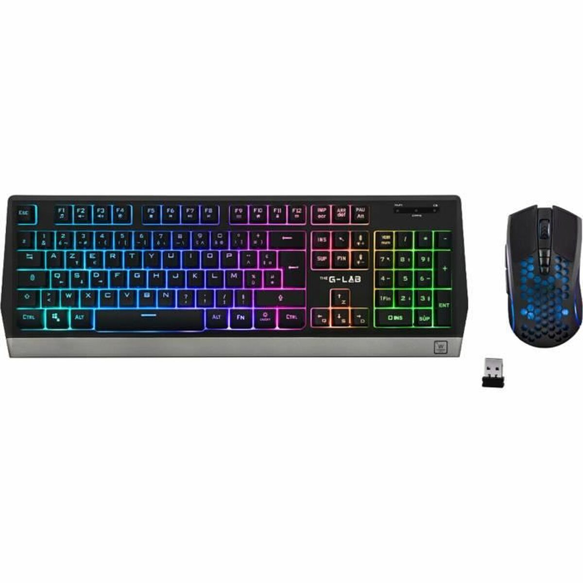 Tangentbord och Mus The G-Lab Combo Tungsten Franska AZERTY - 4