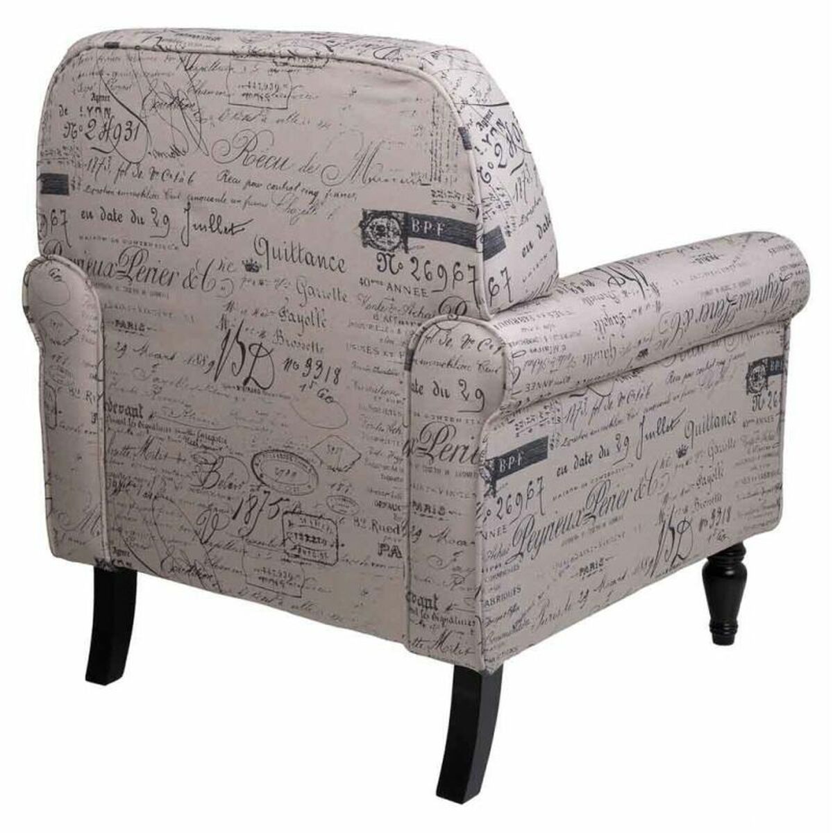 Fåtölj Alexandra House Living Beige 77 x 89 x 75 cm Möbeltapetsering - 6
