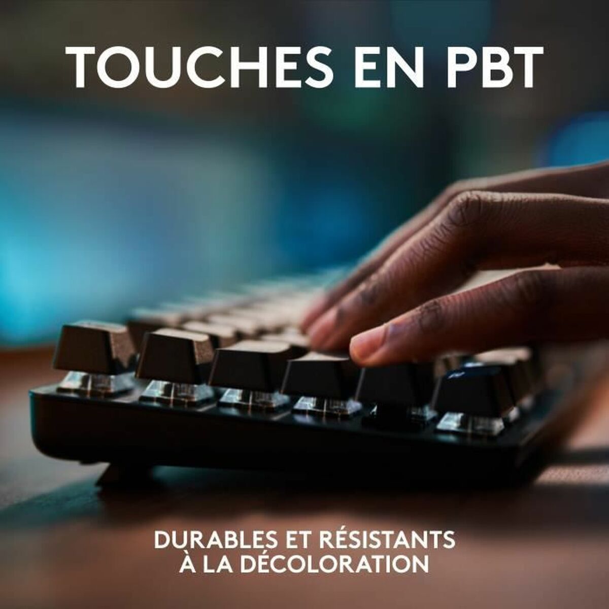 Bluetooth-tangentbord med tabletthållare Logitech G413 SE Franska Svart AZERTY - 3