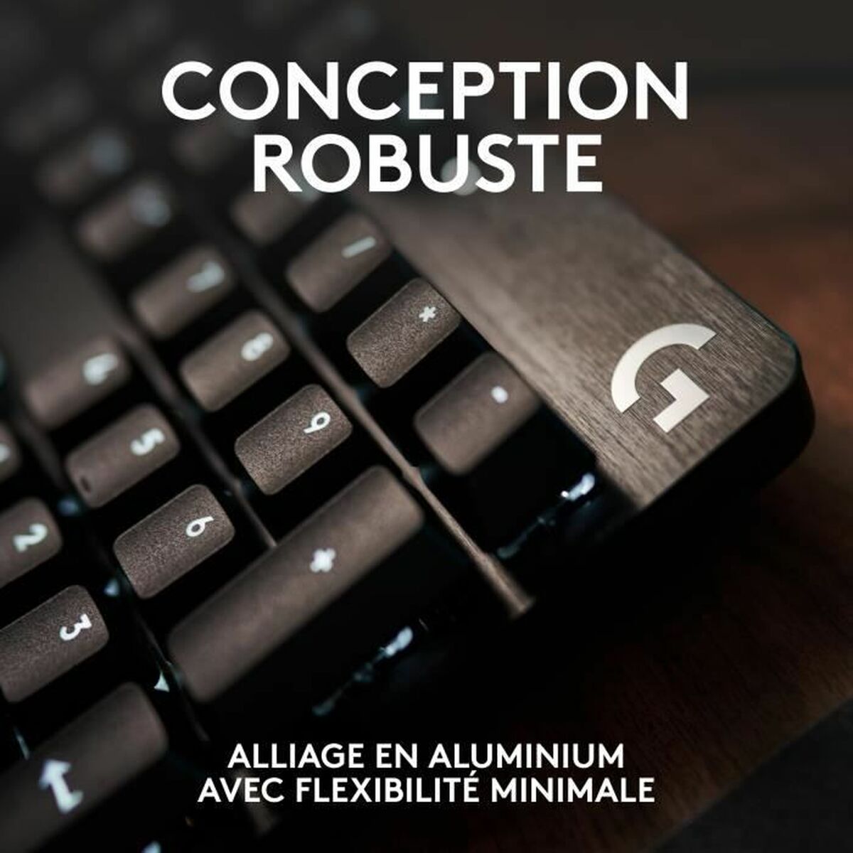 Bluetooth-tangentbord med tabletthållare Logitech G413 SE Franska Svart AZERTY - 4