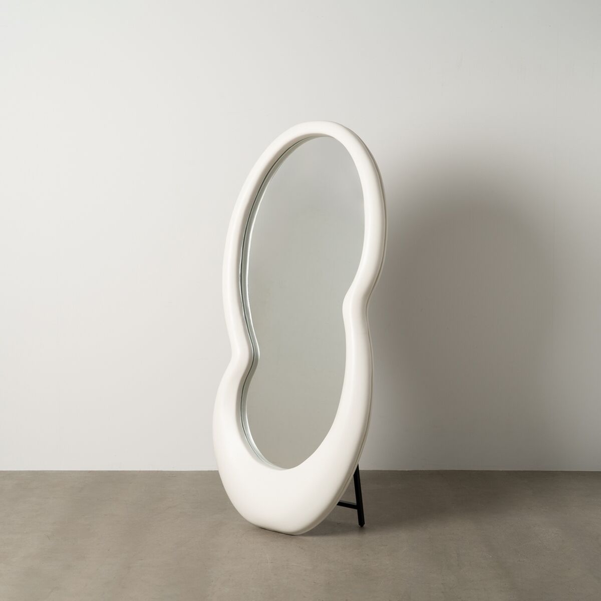 Fristående spegel Vit Trä MDF 85 x 170 x 10 cm - 2