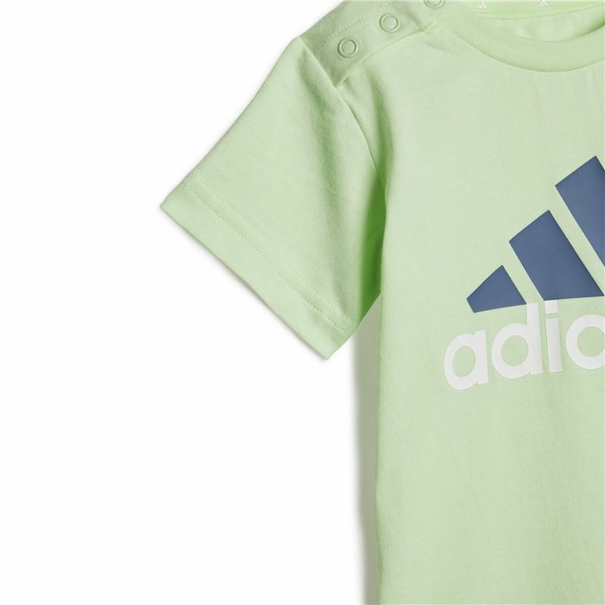 Träningskläder, Baby Adidas Bl Cotton Set Infantil Blå Ljusgrön - 2