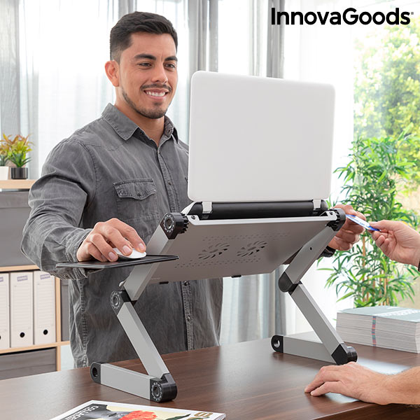 Justerbart laptop-bord med multipla positioner Omnible InnovaGoods - 4
