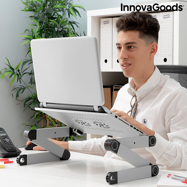 Justerbart laptop-bord med multipla positioner Omnible InnovaGoods - 5