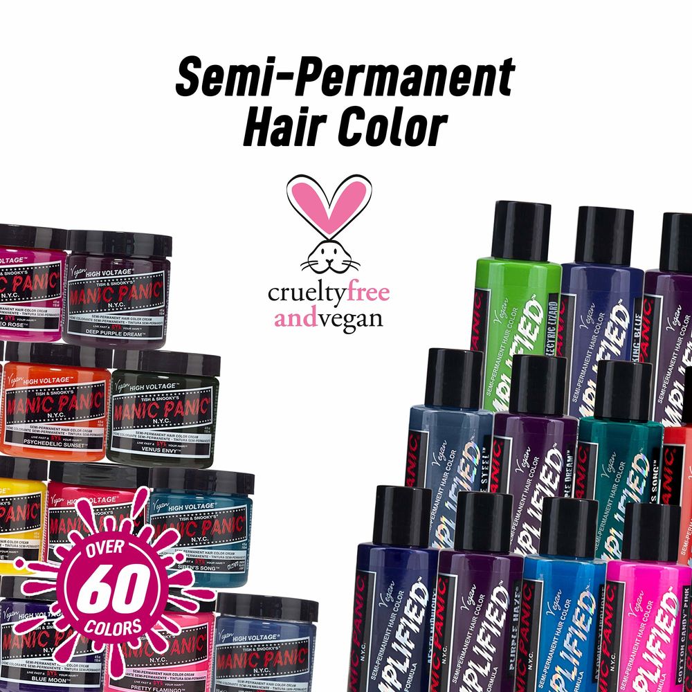 Semipermanent hårfärg Manic Panic Creamtone Blue Angel (118 ml) - 2