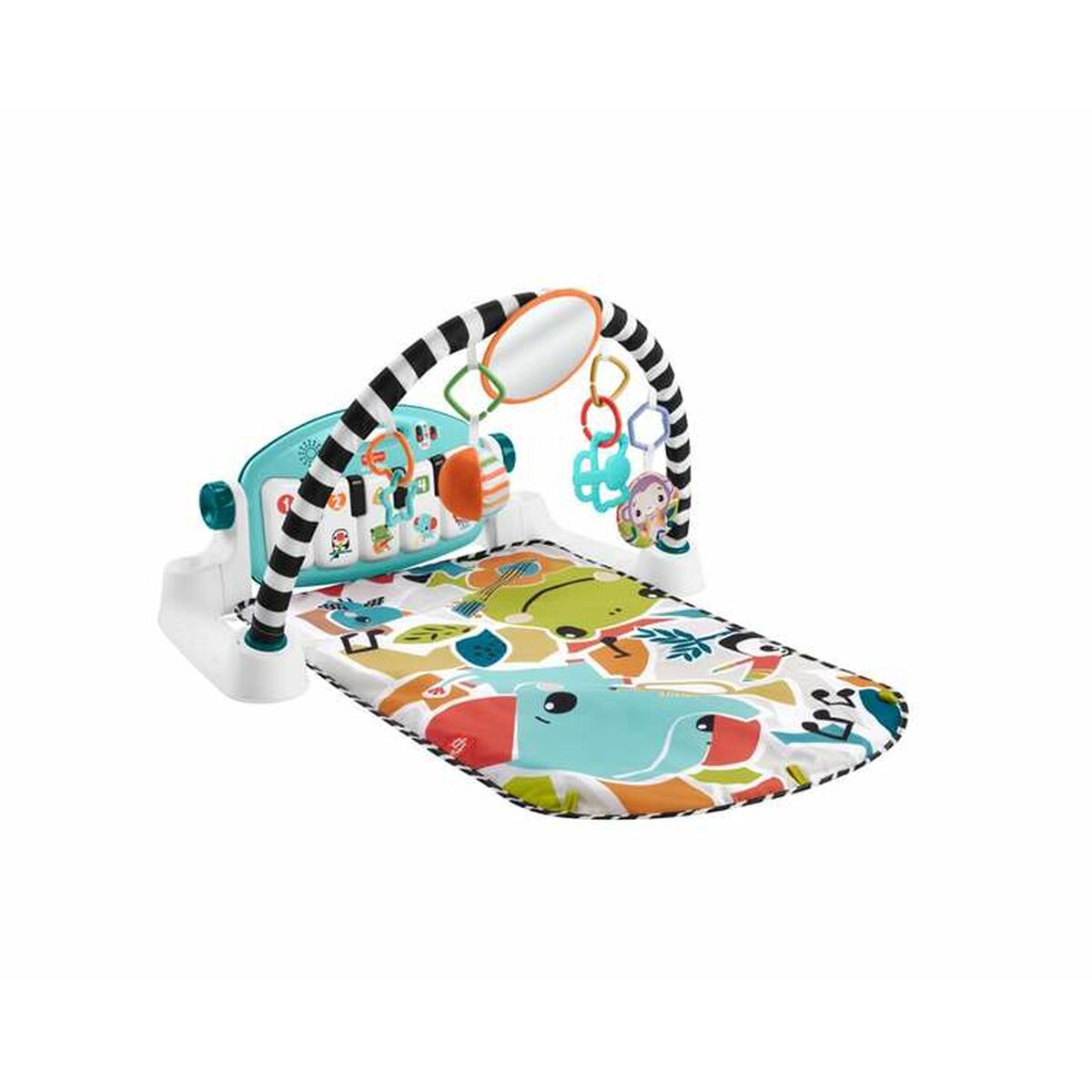 Lekmatta Fisher-Price Kick and Play Plast Skallra Piano ES - 12