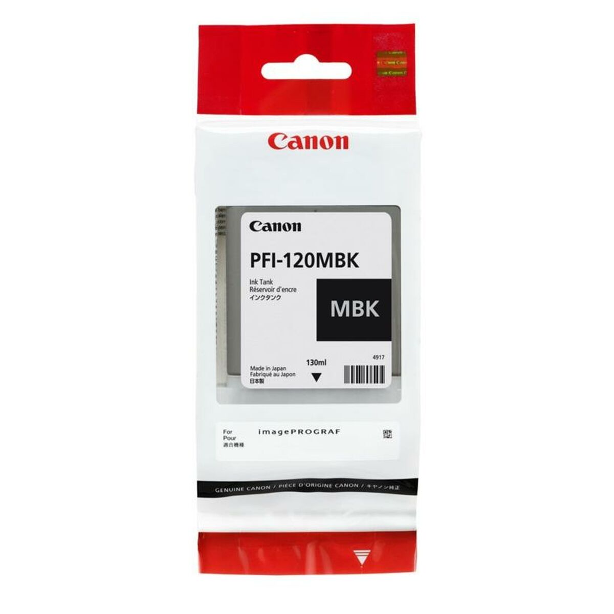 Original Bläckpatron Canon PFI-120MBK Svart Svart matt