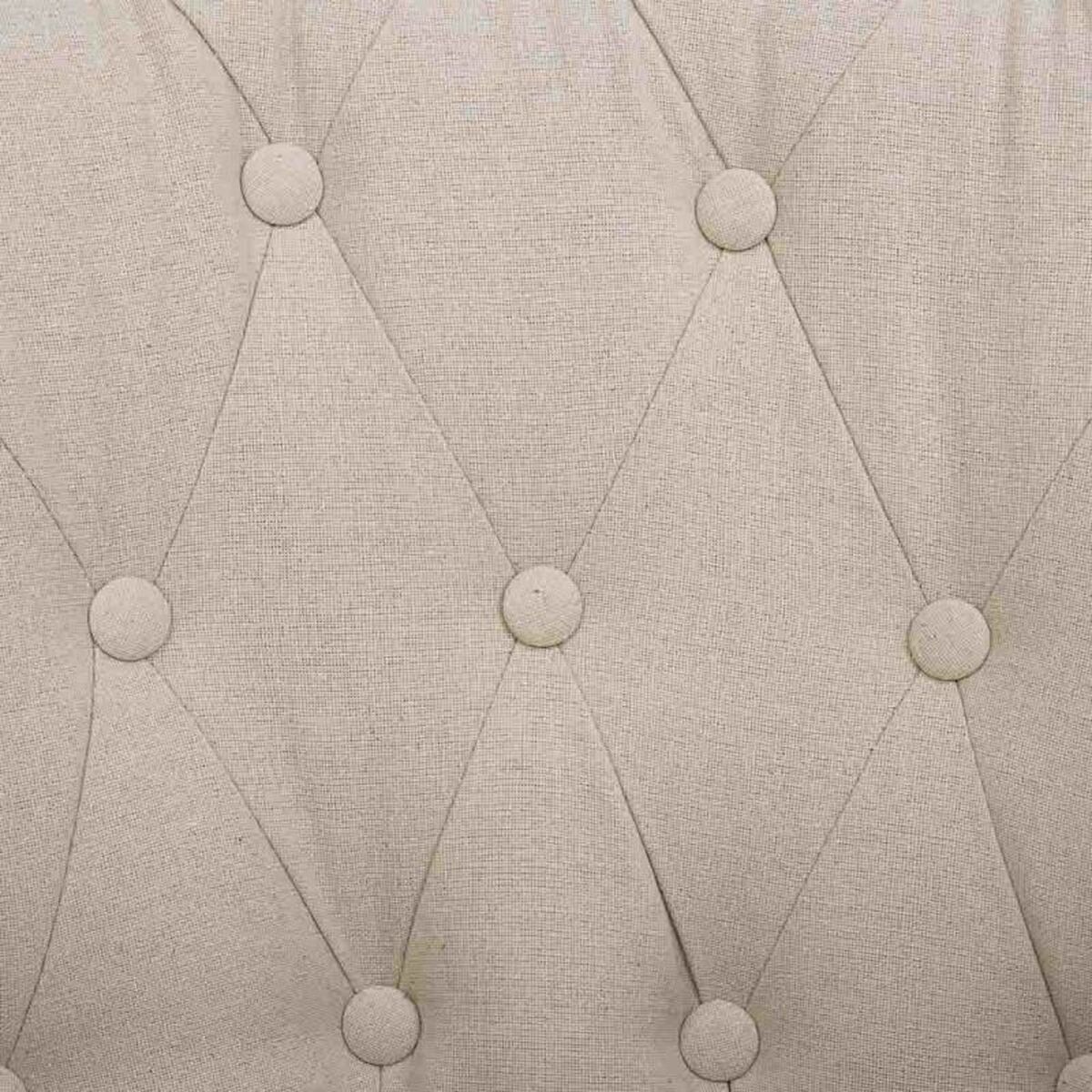 Fåtölj Alexandra House Living Beige 80 x 72 x 80 cm Möbeltapetsering - 8