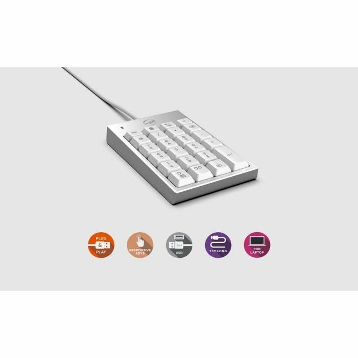 Numeriskt tangentbord Mobility Lab ML305707 Silvrig