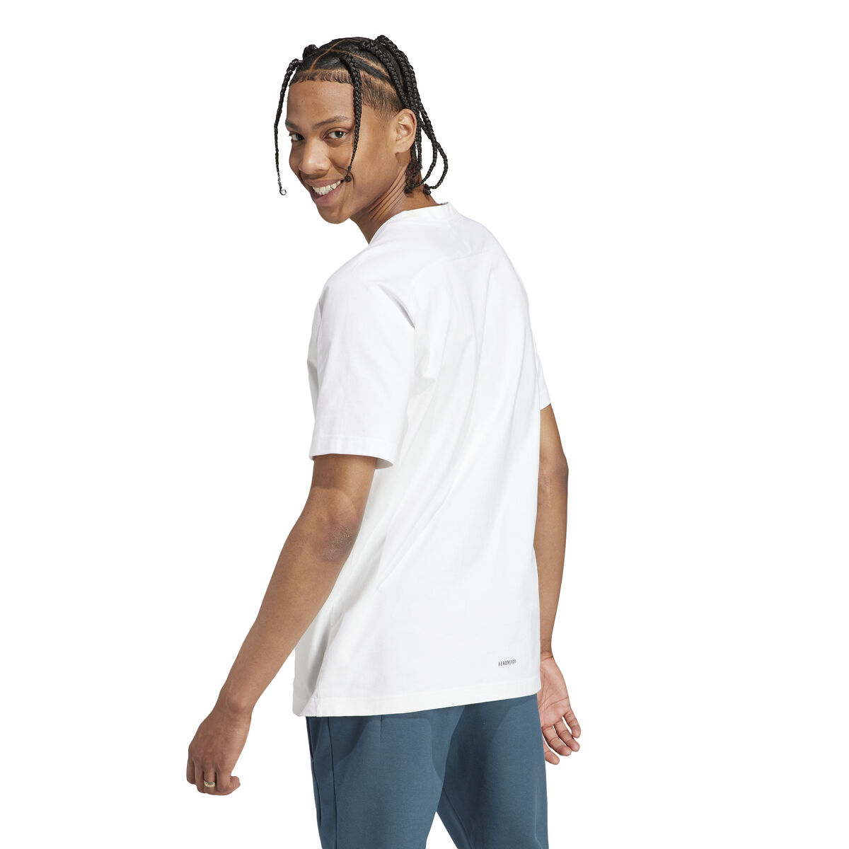 T-shirt med kortärm Herr Adidas N E TEE IL9470  Vit - 2